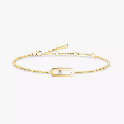 [Clara Jewely]Move Uno Diamond Bracelet
