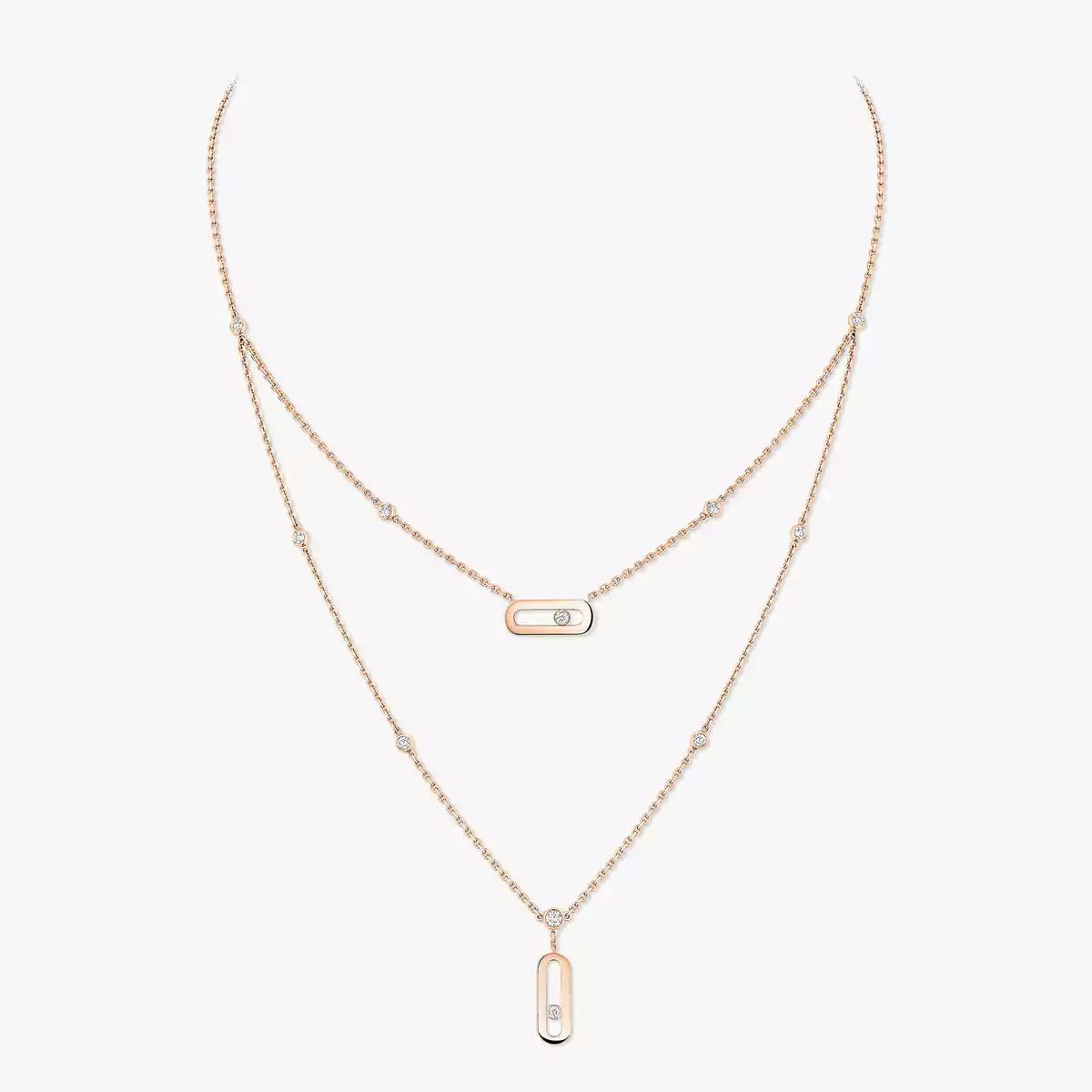 [Clara Jewely] Move Uno Diamond Necklace