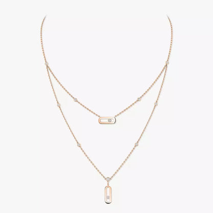 [Clara Jewely] Move Uno Diamond Necklace
