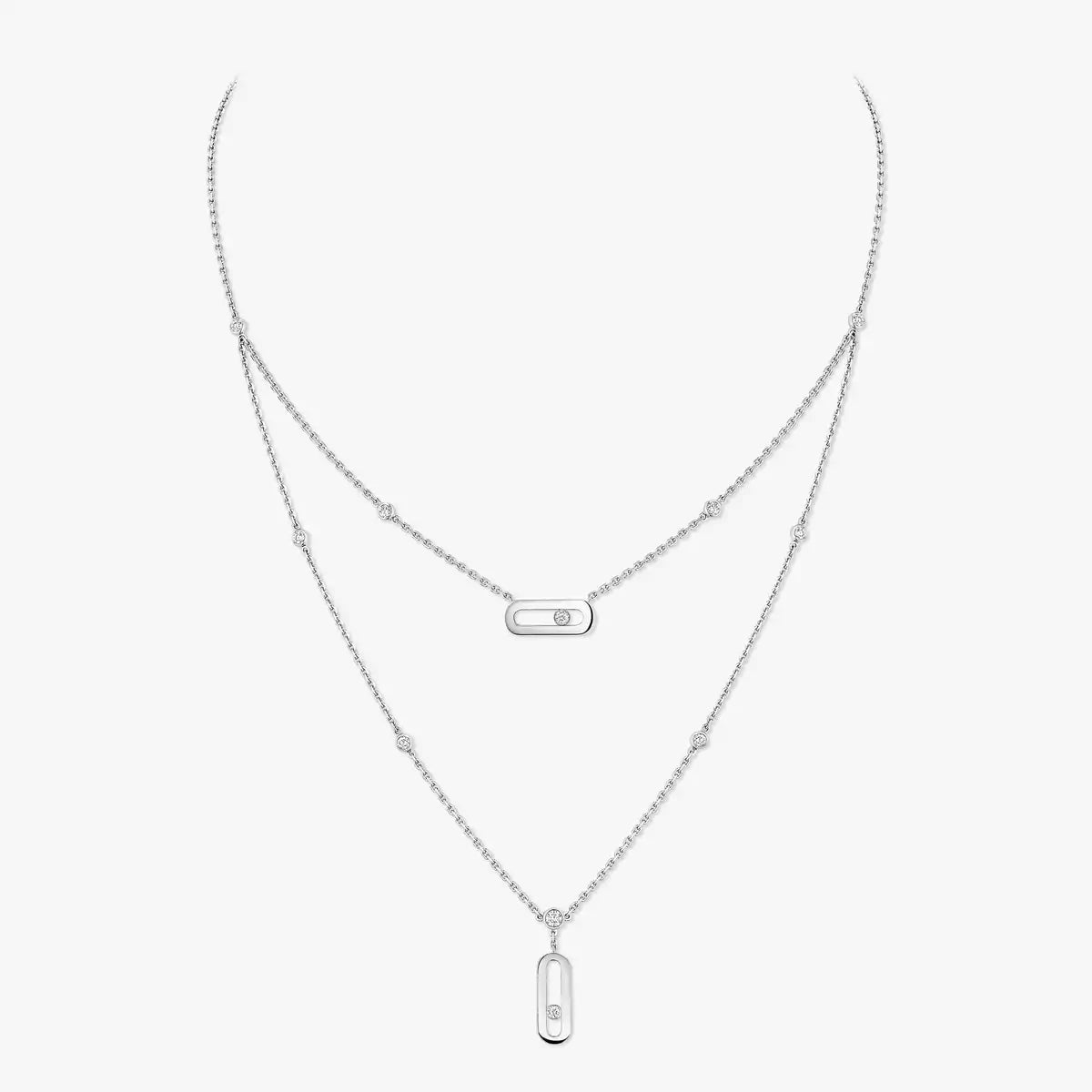 [Clara Jewely] Move Uno Diamond Necklace