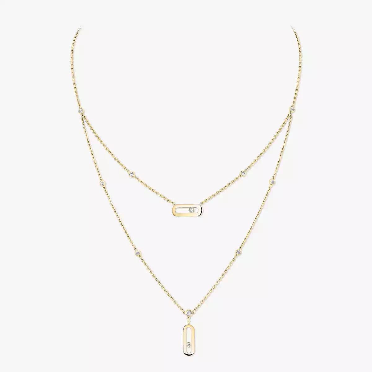 [Clara Jewely] Move Uno Diamond Necklace