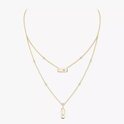 [Clara Jewely] Move Uno Diamond Necklace