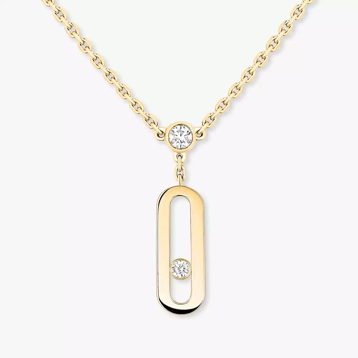 [Clara Jewely] Move Uno Diamond Necklace