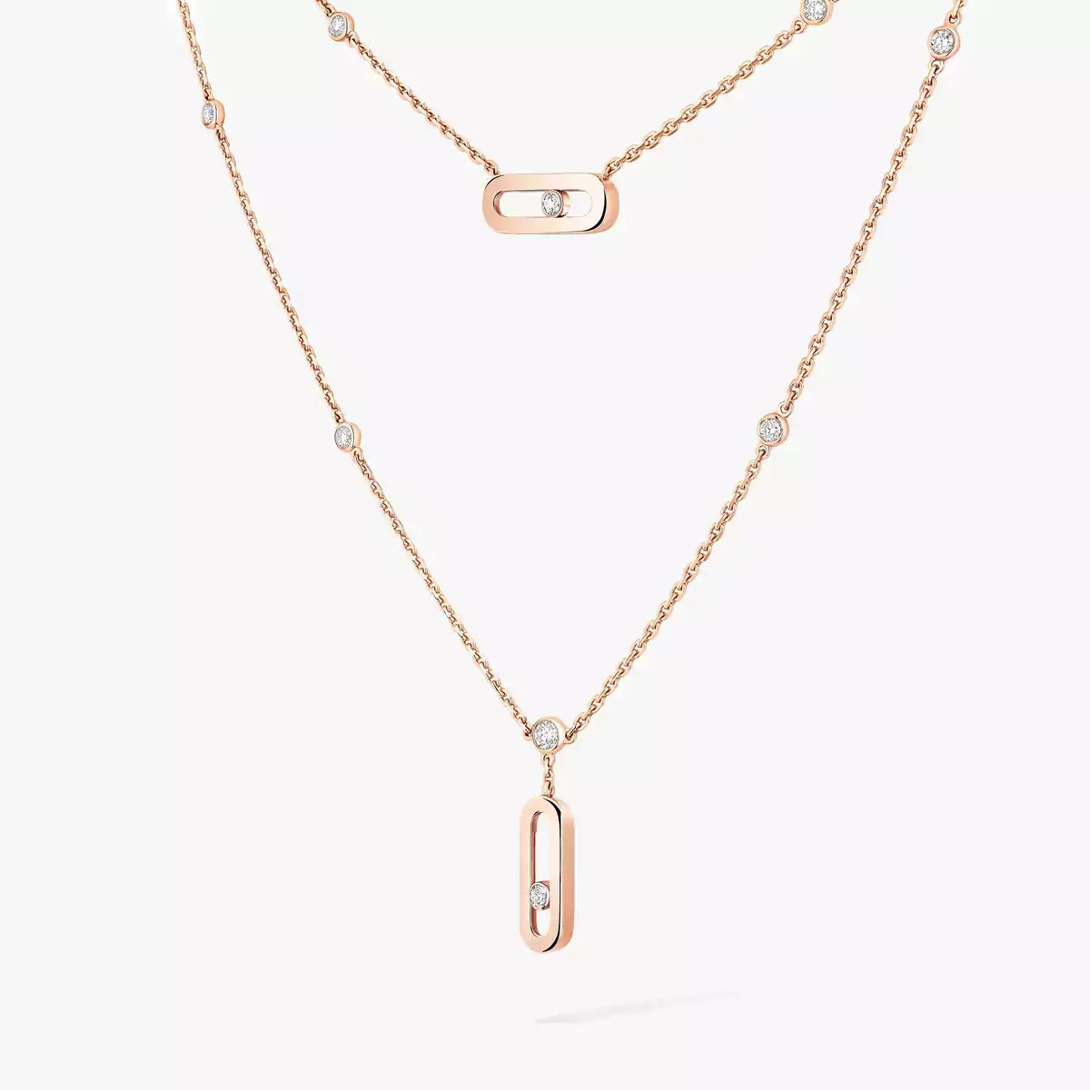 [Clara Jewely] Move Uno Diamond Necklace