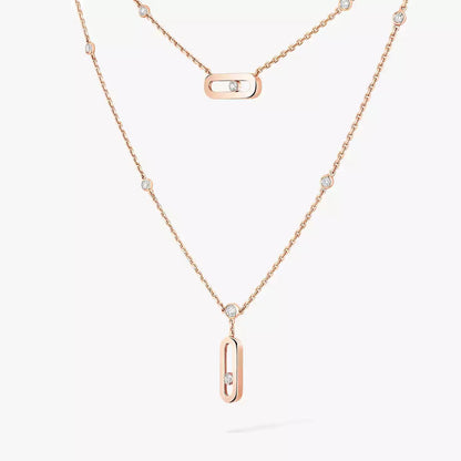[Clara Jewely] Move Uno Diamond Necklace