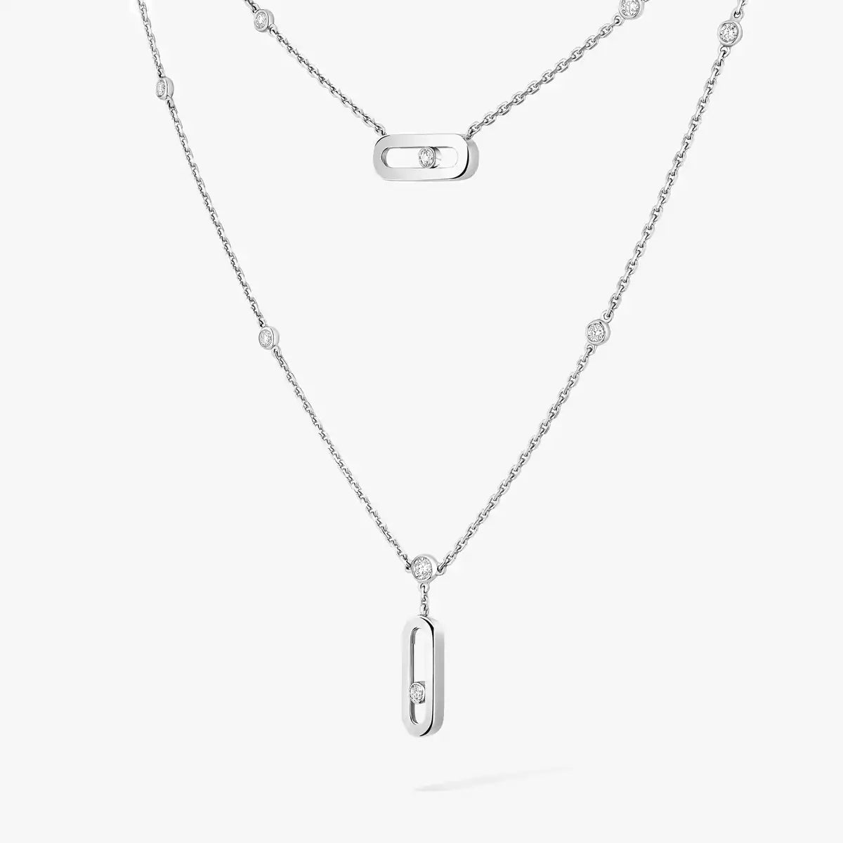 [Clara Jewely] Move Uno Diamond Necklace