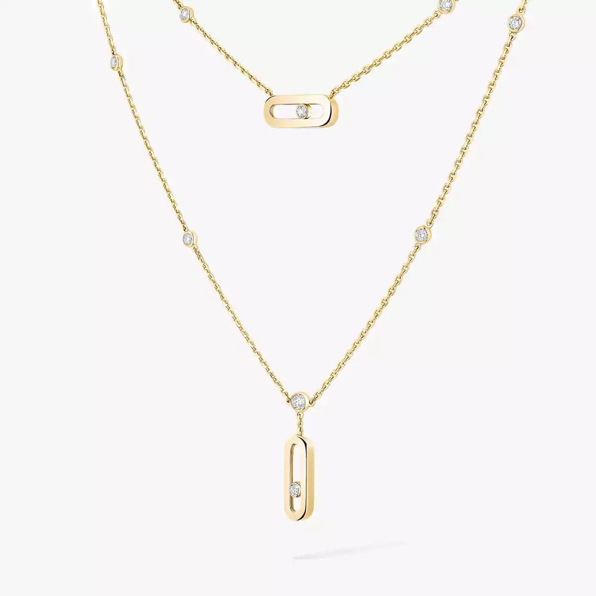 [Clara Jewely] Move Uno Diamond Necklace