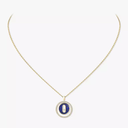 [Clara Jewely]Lucky Move Diamond Necklace in Rose Gold and White Mother-of-Pearl