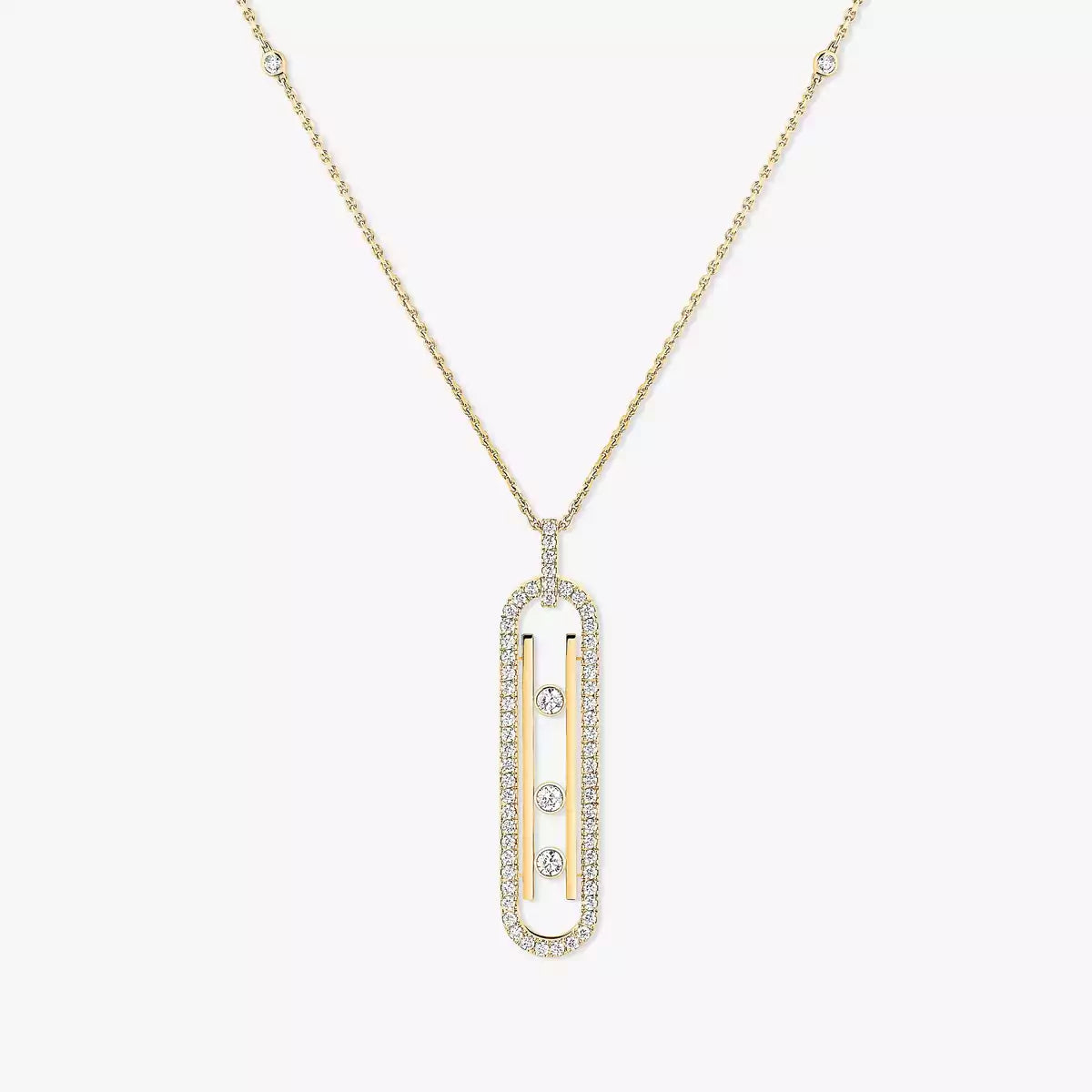 [Clara Jewely]Diamond Necklace Move 10Th