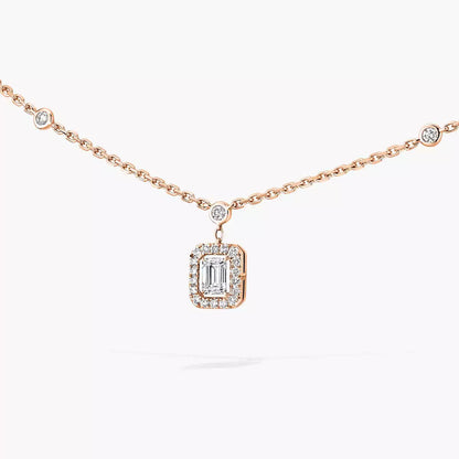 [Clara Jewely]My Twin Diamond Necklace in Silver