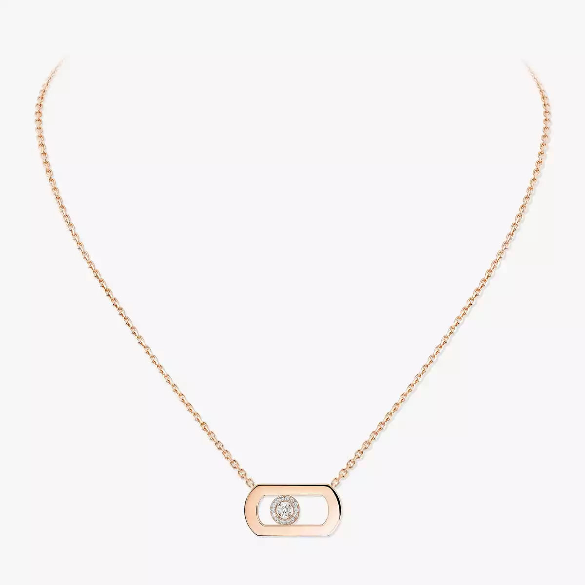 [Clara Jewely]So Move Diamond Necklace in Gold