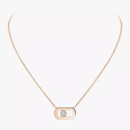 [Clara Jewely]So Move Diamond Necklace in Gold