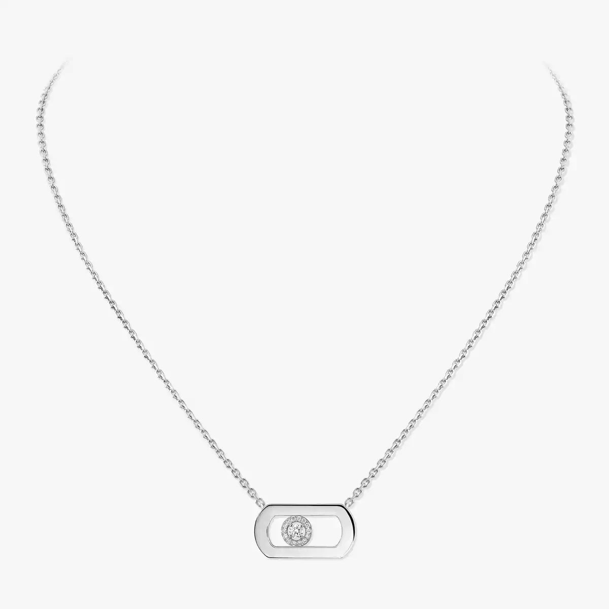 [Clara Jewely]So Move Diamond Necklace in Gold