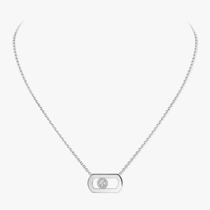 [Clara Jewely]So Move Diamond Necklace in Gold