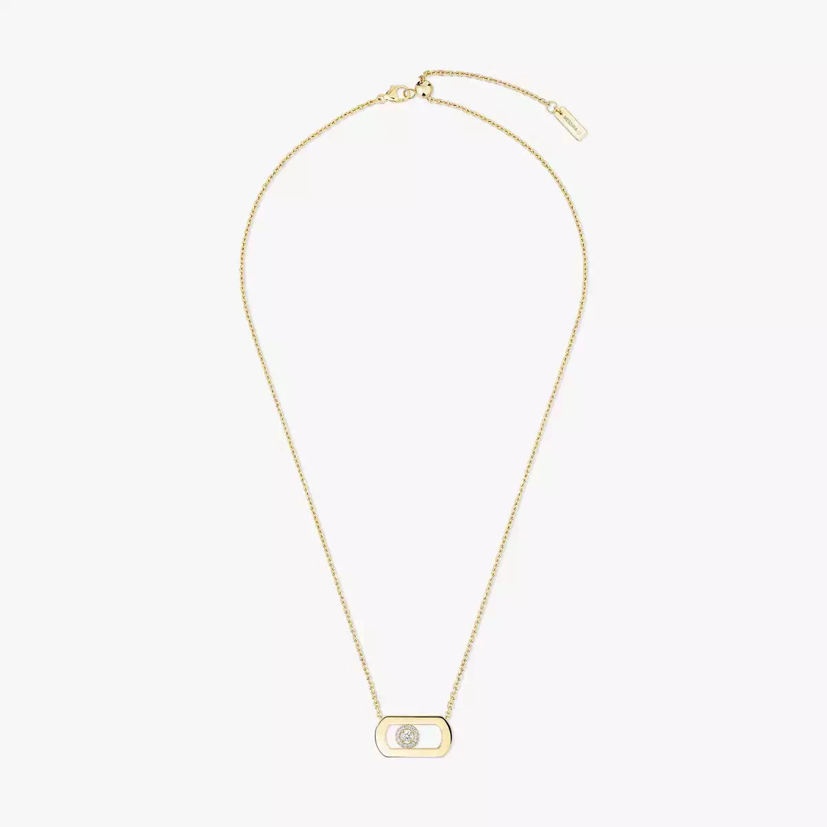 [Clara Jewely]So Move Diamond Necklace in Gold
