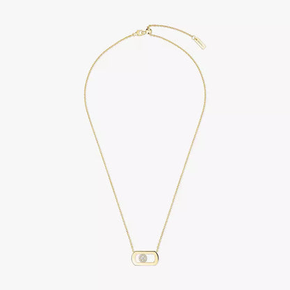 [Clara Jewely]So Move Diamond Necklace in Gold