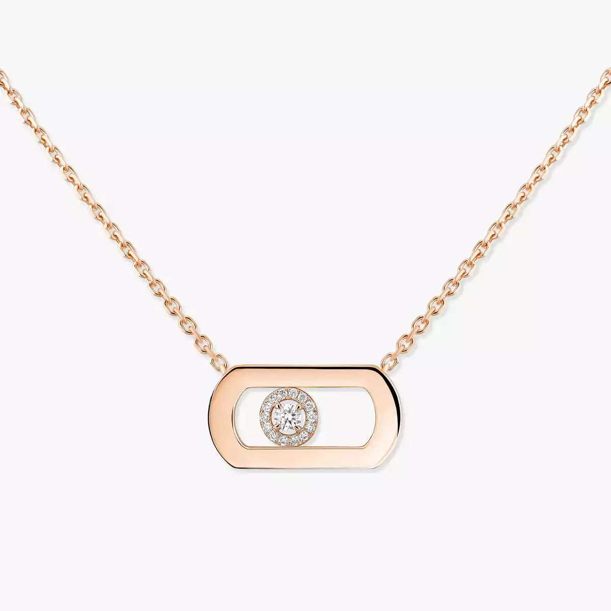 [Clara Jewely]So Move Diamond Necklace in Gold