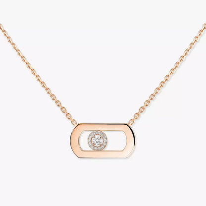 [Clara Jewely]So Move Diamond Necklace in Gold