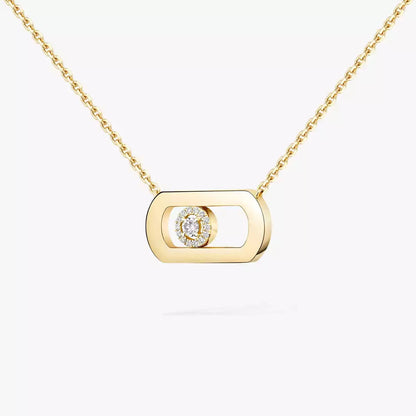[Clara Jewely]So Move Diamond Necklace in Gold