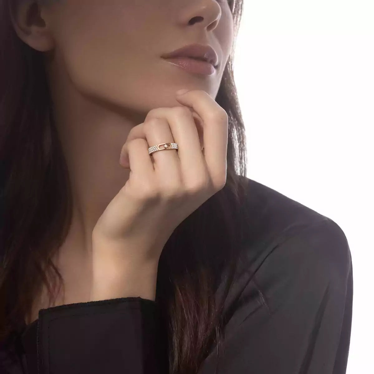 [Clara Jewely]Move Joaillerie Pave_ Diamond Wedding Ring
