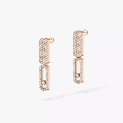 [Clara Jewely]Imperial Move SM Diamond Earrings