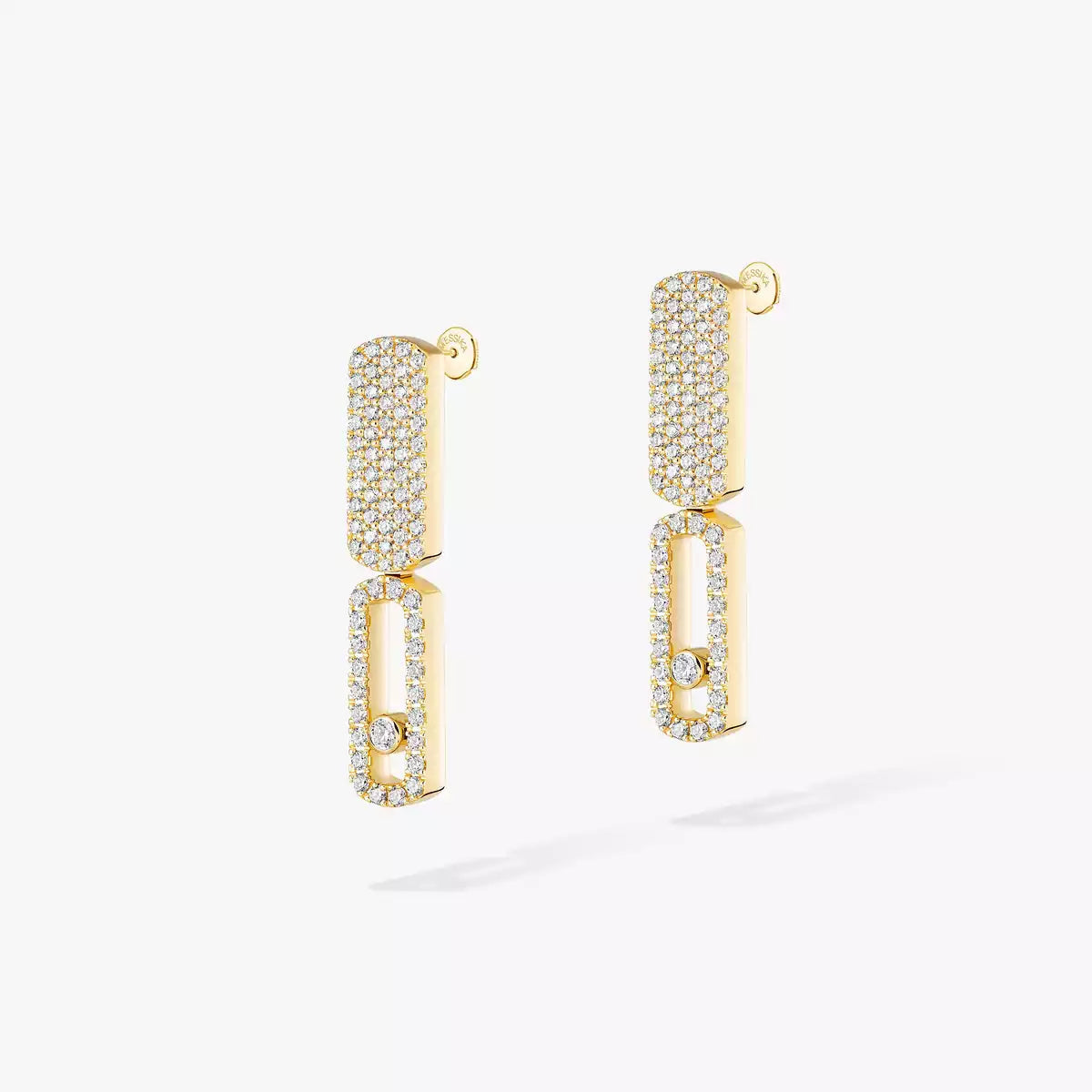 [Clara Jewely]Imperial Move SM Diamond Earrings