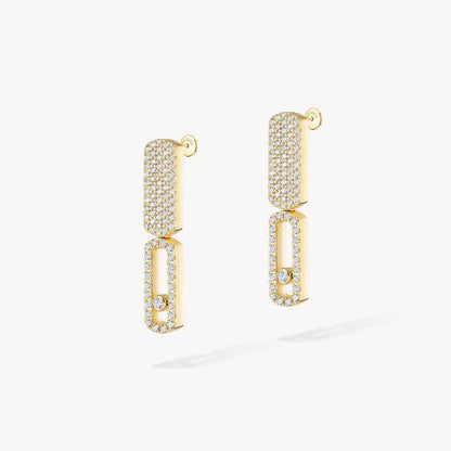 [Clara Jewely]Imperial Move SM Diamond Earrings