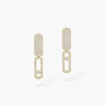 [Clara Jewely]Imperial Move SM Diamond Earrings