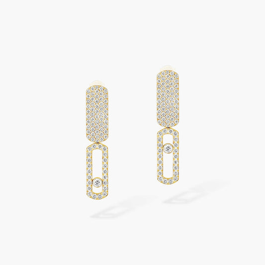 [Clara Jewely]Imperial Move SM Diamond Earrings