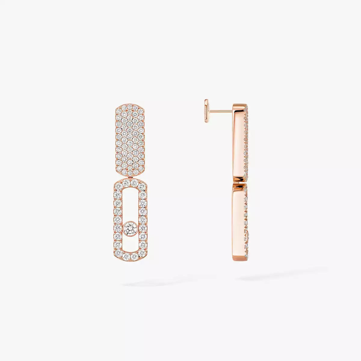 [Clara Jewely]Imperial Move SM Diamond Earrings
