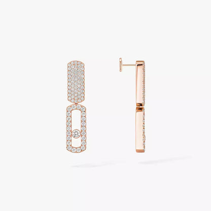 [Clara Jewely]Imperial Move SM Diamond Earrings