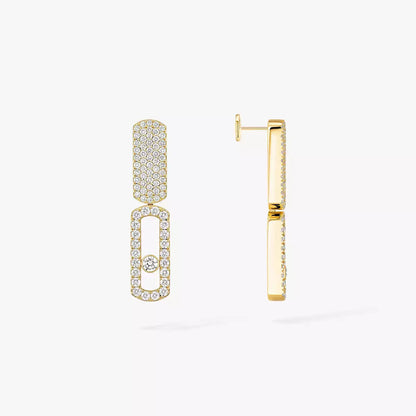 [Clara Jewely]Imperial Move SM Diamond Earrings