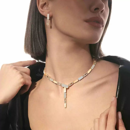 [Clara Jewely]Imperial Move SM Diamond Earrings