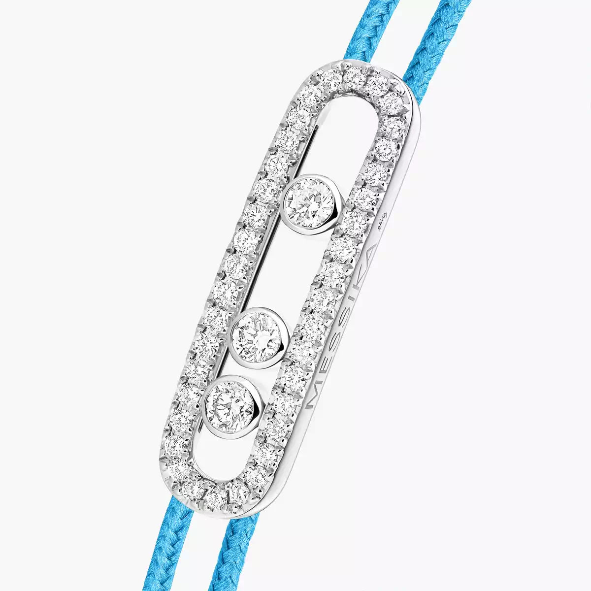 [Clara Jewely]Messika Care(s) pink cord pav茅 bracelet