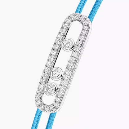 [Clara Jewely]Messika Care(s) pink cord pav茅 bracelet