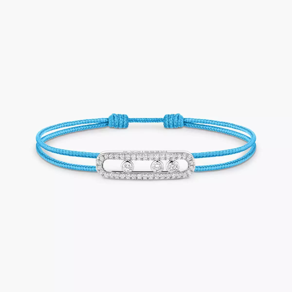 [Clara Jewely]Messika Care(s) pink cord pav茅 bracelet