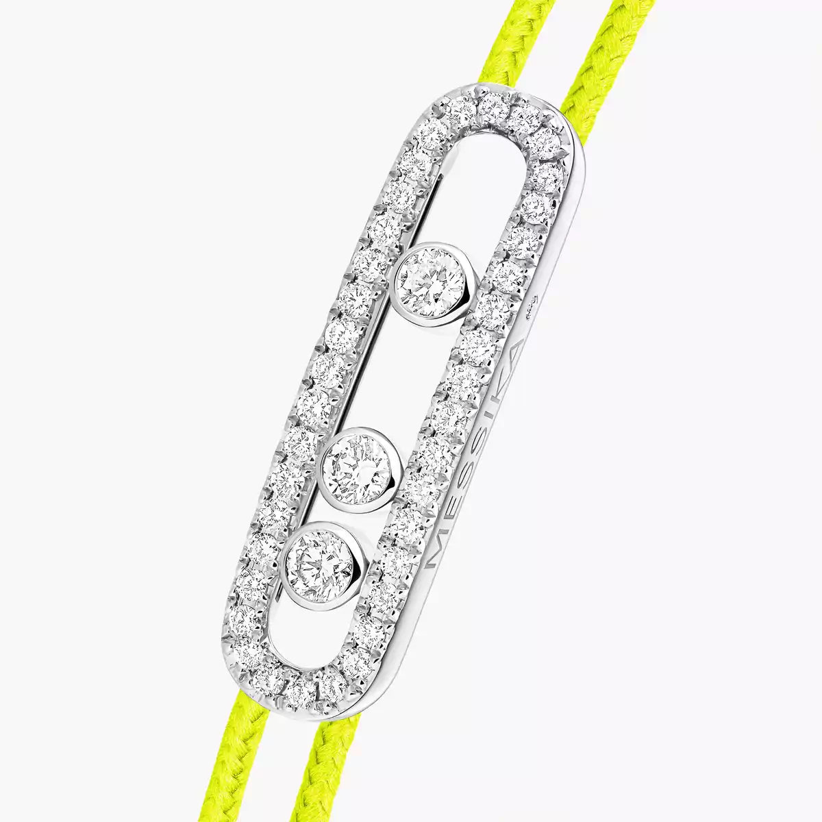 [Clara Jewely]Messika Care(s) pink cord pav茅 bracelet