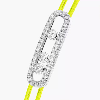 [Clara Jewely]Messika Care(s) pink cord pav茅 bracelet