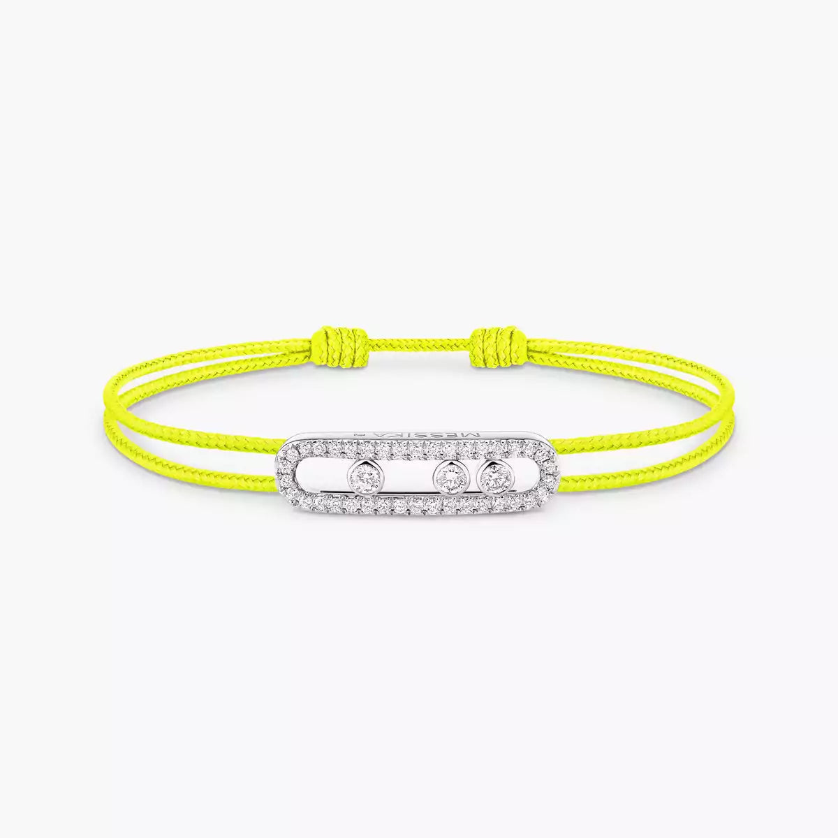 [Clara Jewely]Messika Care(s) pink cord pav茅 bracelet