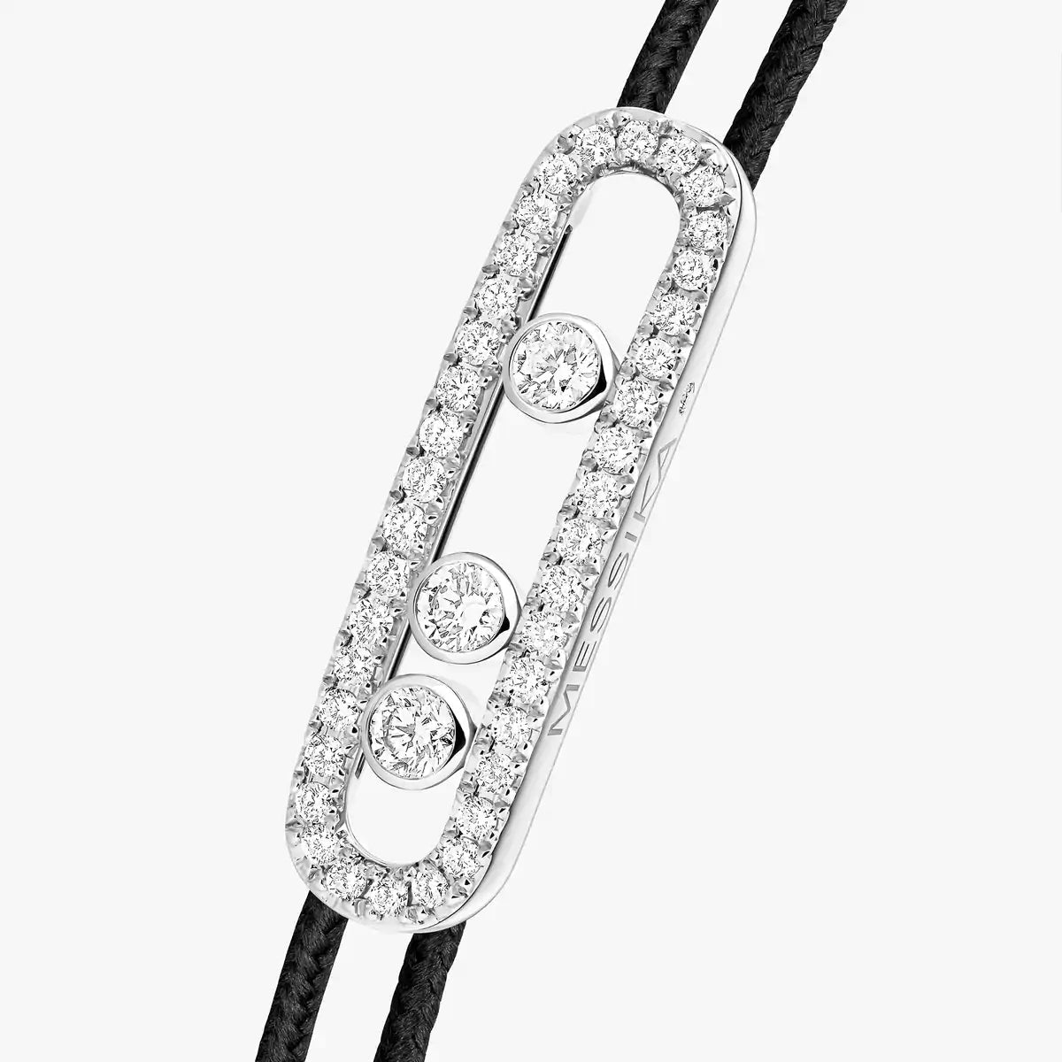 [Clara Jewely]Messika Care(s) pink cord pav茅 bracelet
