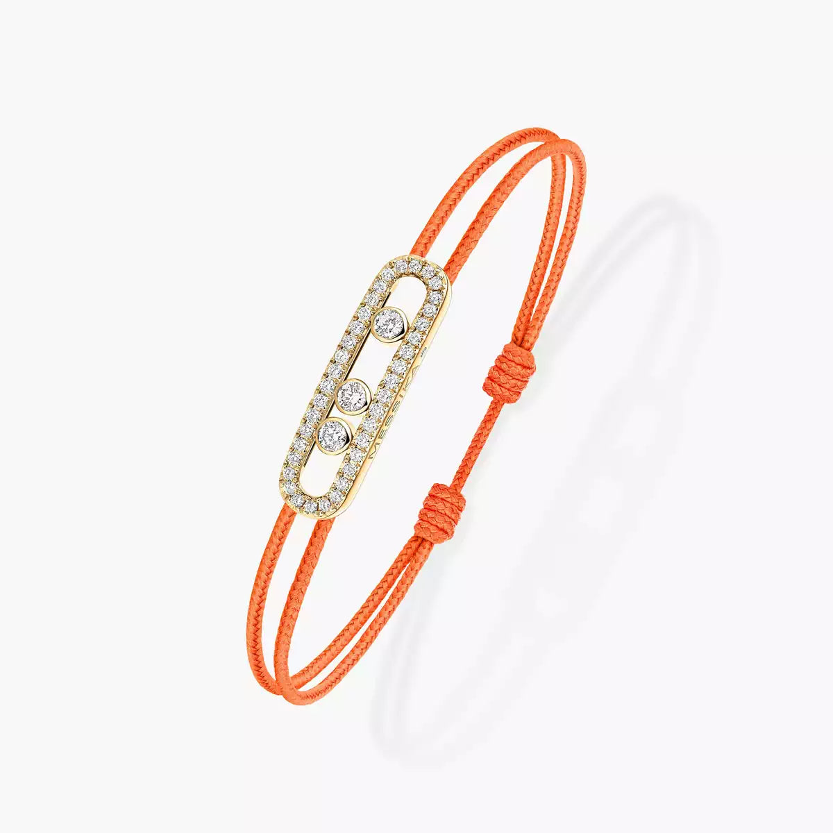 [Clara Jewely]Messika Care(s) pink cord pav茅 bracelet