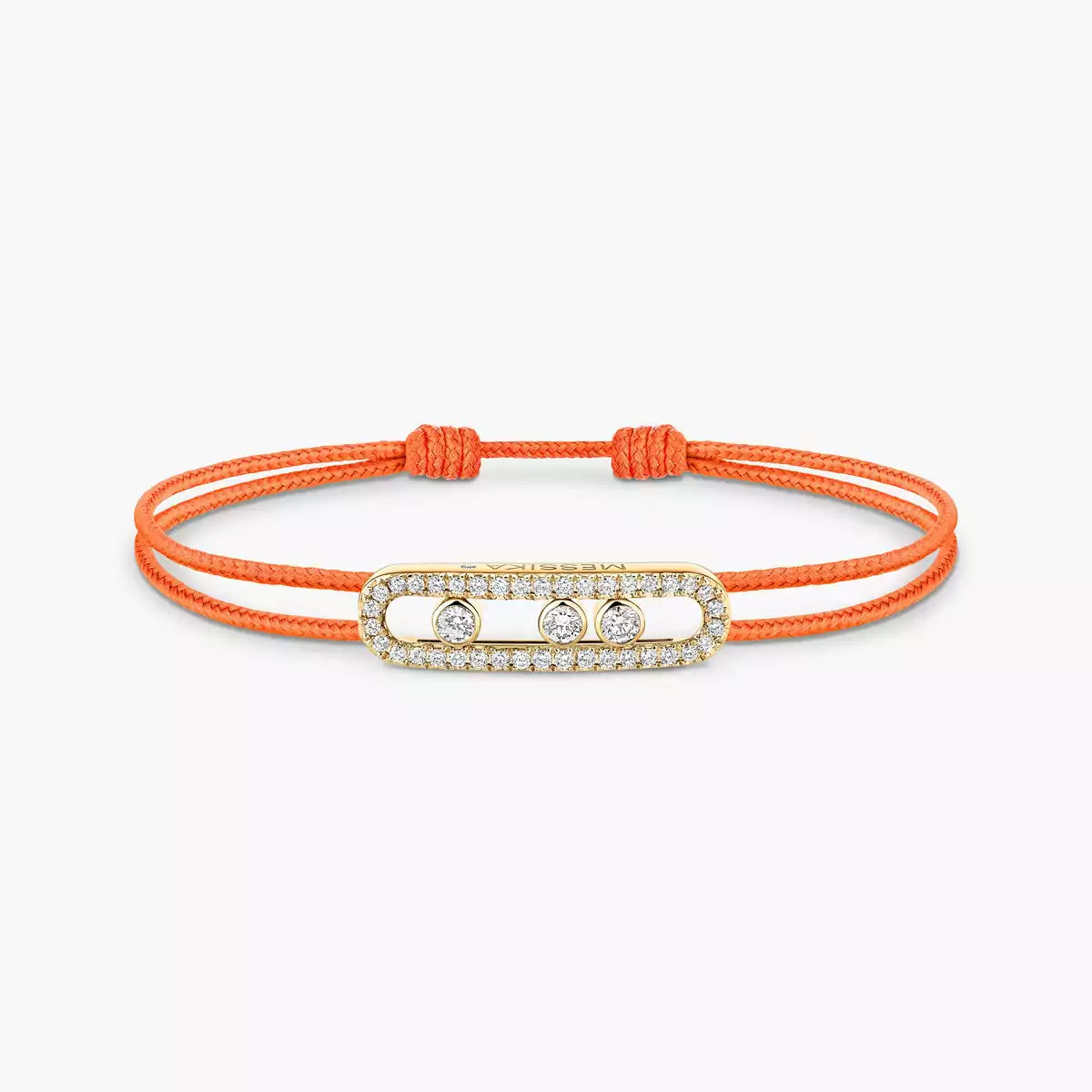 [Clara Jewely]Messika Care(s) pink cord pav茅 bracelet