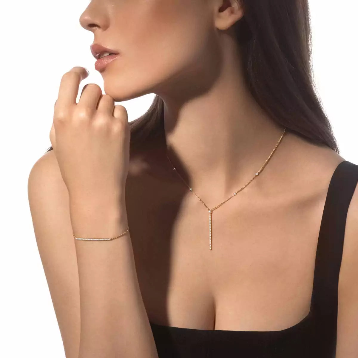[Clara Jewely]Diamond Thin Bangle 0.15ct My Twin Toi & Moi