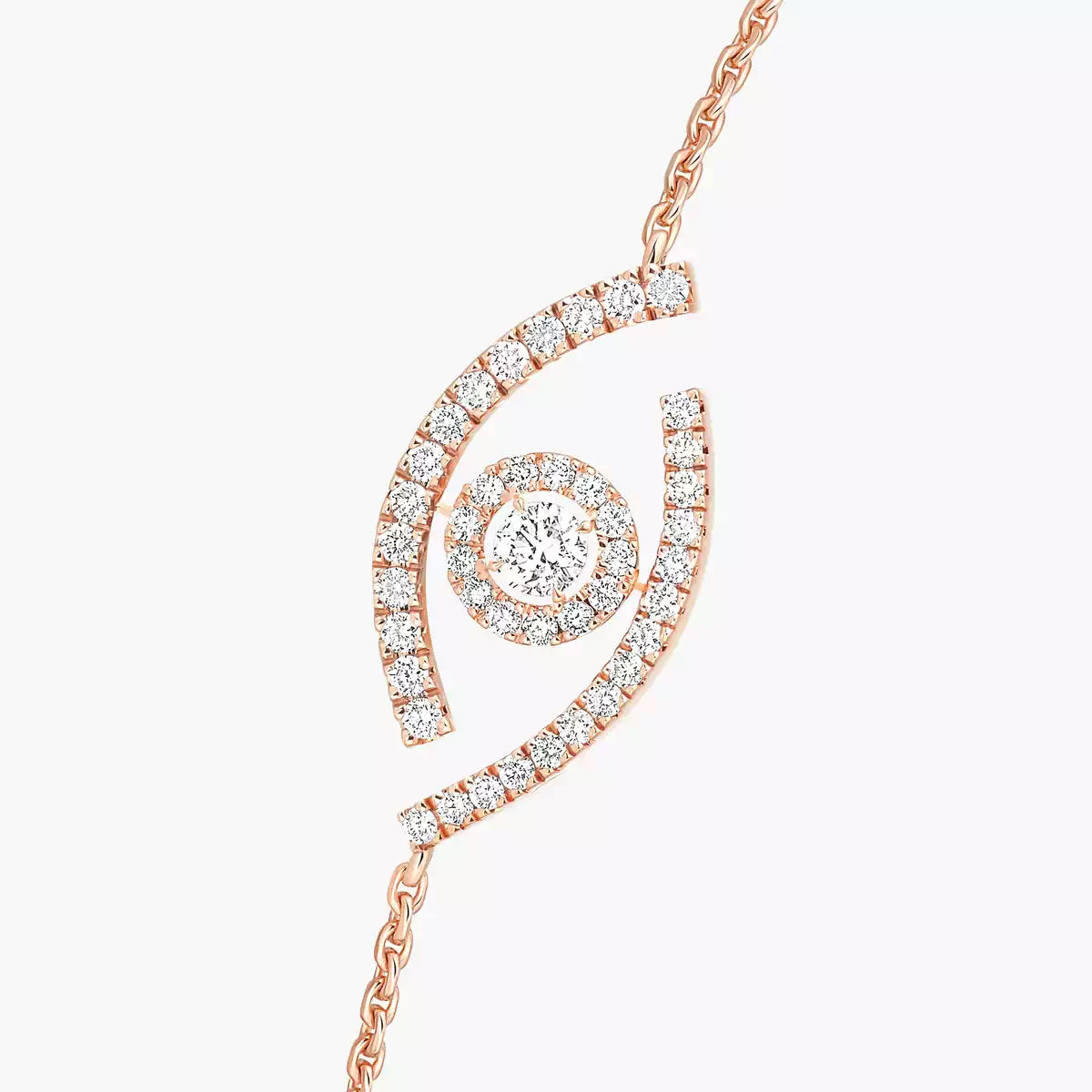 [Clara Jewely]Lucky Eye Pave-Set Diamond Bracelet
