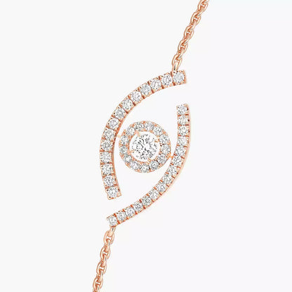 [Clara Jewely]Lucky Eye Pave-Set Diamond Bracelet