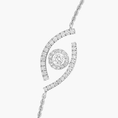 [Clara Jewely]Lucky Eye Pave-Set Diamond Bracelet