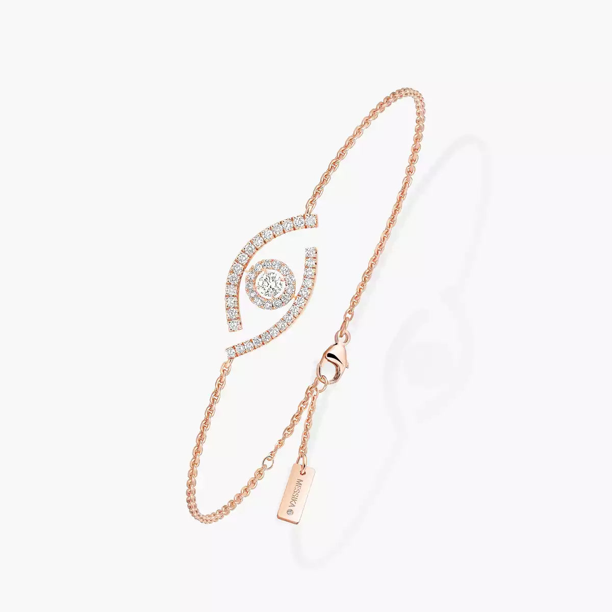 [Clara Jewely]Lucky Eye Pave-Set Diamond Bracelet