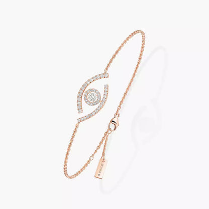 [Clara Jewely]Lucky Eye Pave-Set Diamond Bracelet