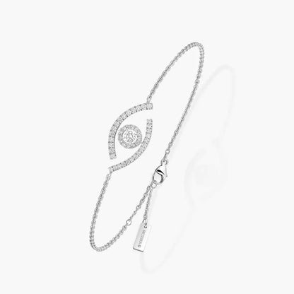 [Clara Jewely]Lucky Eye Pave-Set Diamond Bracelet