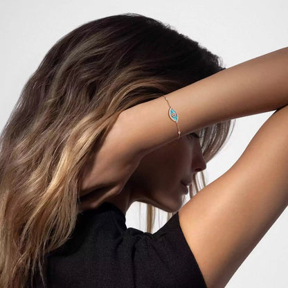 [Clara Jewely]Lucky Eye Diamond Bracelet